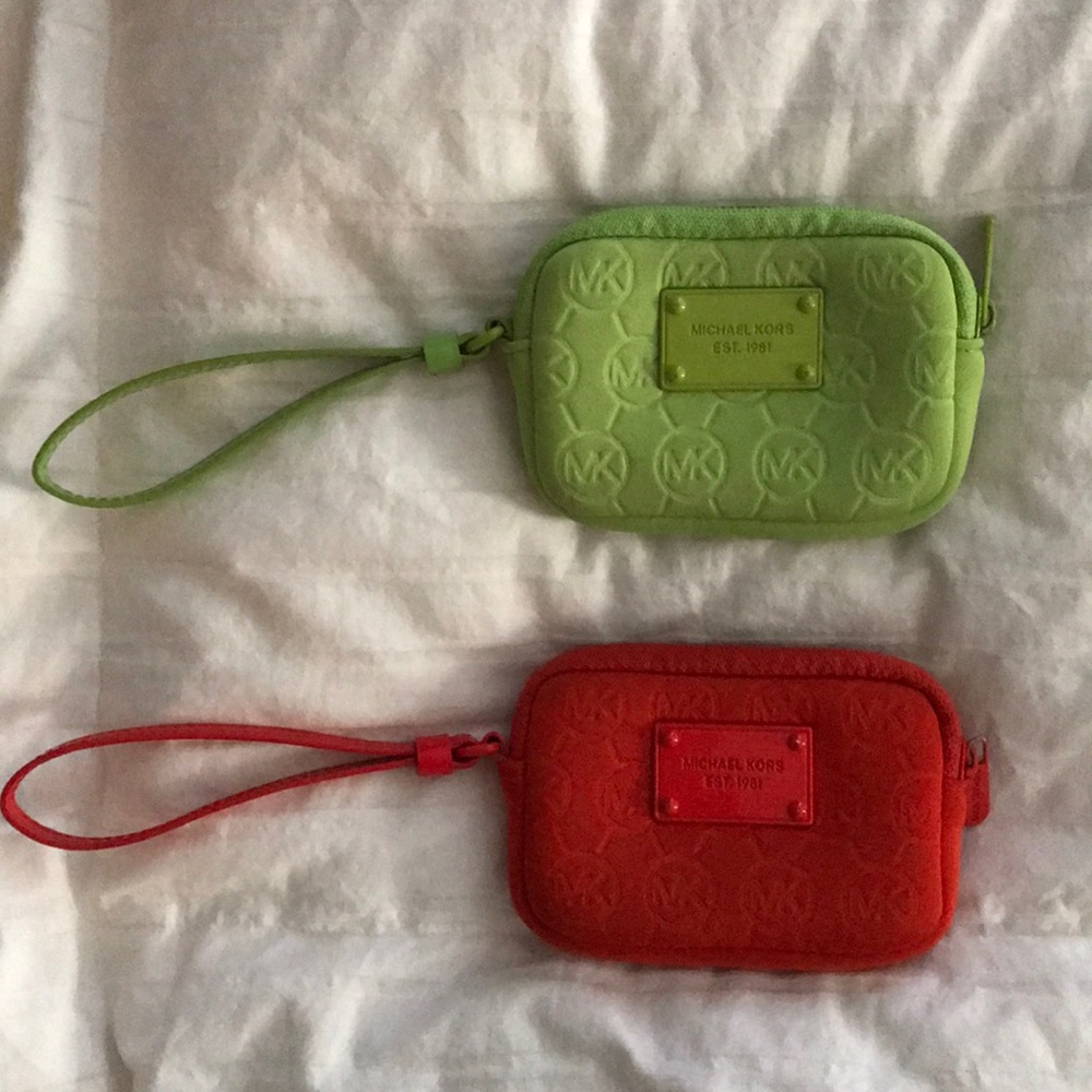 Lot of 2 Michael Kors wristlets